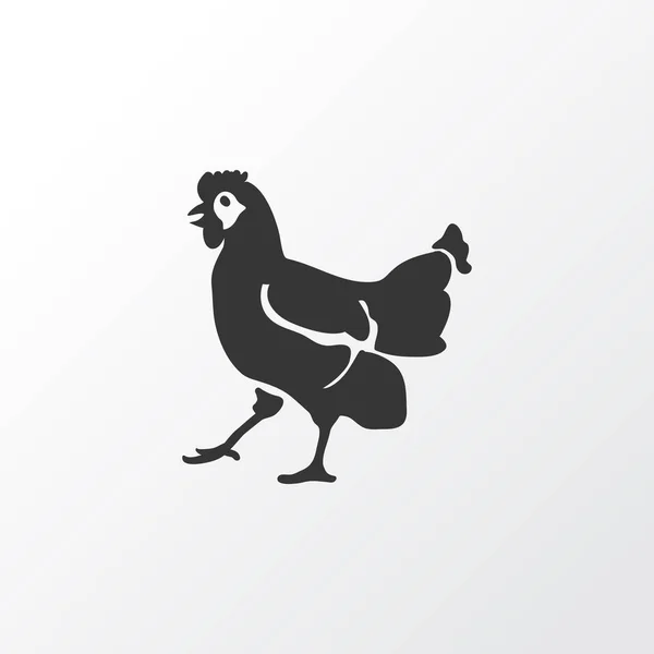 Símbolo de ícone de frango. Elemento de galinha isolado de qualidade premium em estilo moderno . —  Vetores de Stock