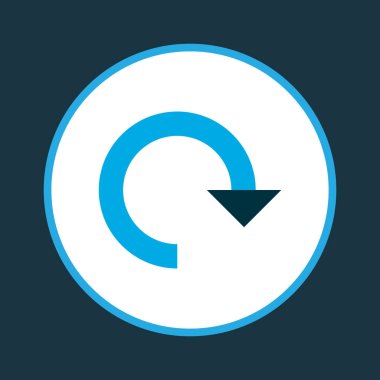 Simge renkli sembol döndürme. Premium Kalite izole yenileme öğe trendy tarzı.