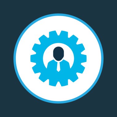 Takım baş simge renkli sembol. Premium kalite izole lideri öğe trendy tarzı.