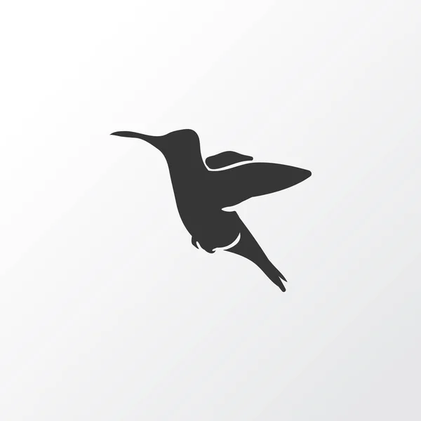 Σύμβολο εικονίδιο κολιβρίων. Πριμοδότηση ποιότητας απομονωμένες colibri στοιχείο σε μοντέρνο στυλ. — Φωτογραφία Αρχείου