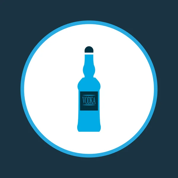 Simbolo Colorato Icona Vodka Elemento Scotch Isolato Qualità Premium Stile — Vettoriale Stock