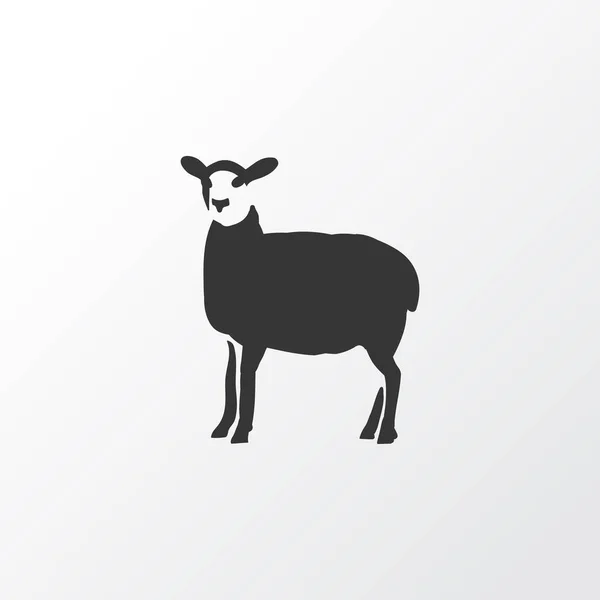 Symbole d'icône de mouton. Élément d'agneau isolé de qualité Premium dans un style branché . — Photo