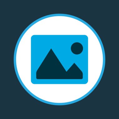 Görüntü simgesi renkli sembol. Premium kalite izole resim öğesi trendy tarzı.