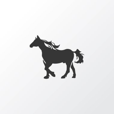 At simgesi simgesi. Premium kalite izole aygır öğe trendy tarzı.