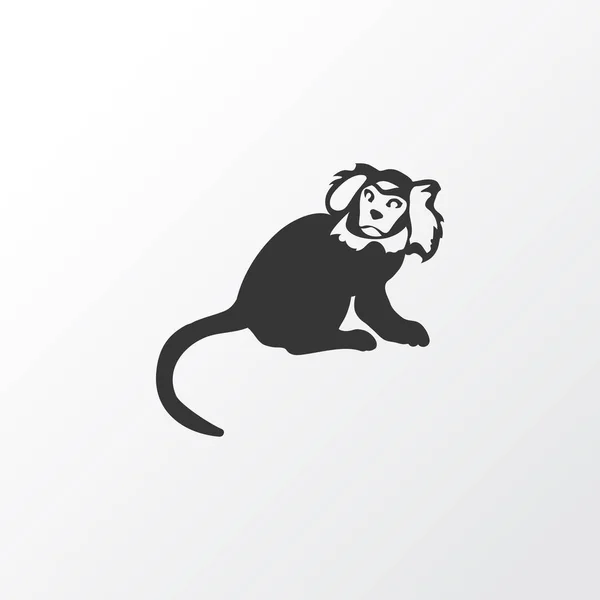 Marmozeta ikonę symbolu. Premium jakości małpa na białym tle elementu w modnym stylu. — Zdjęcie stockowe