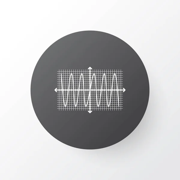 Sinus graphic icon symbol. Premium quality isolated analytics element in trendy style.