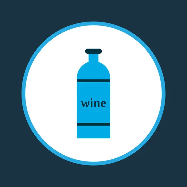 Botella de vino icono símbolo de color. Elemento cabernet aislado de primera calidad en estilo moderno . — Foto de Stock