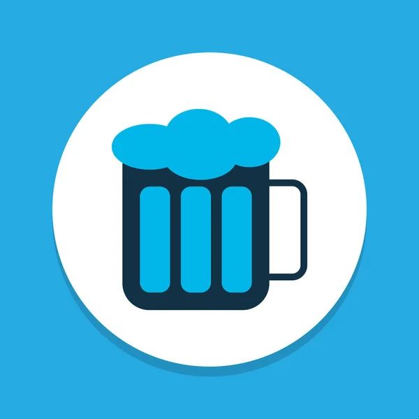 Beer icon colored symbol. Premium quality isolated froth element in trendy style.