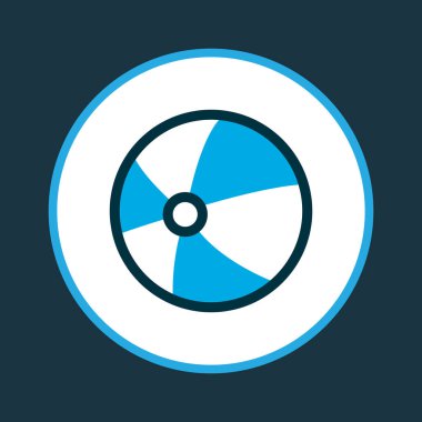 Balon simgesi renkli sembol. Moda tarzında birinci kalite izole top ögesi.