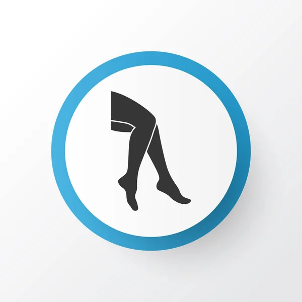 Láb ikon szimbólum. Prémium minőségű elszigetelt láb elem divatos stílusban. — Stock Fotó