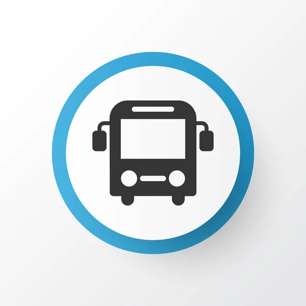 Bus icon symbol. Premium quality isolated autobus element in trendy style. — Stock Vector