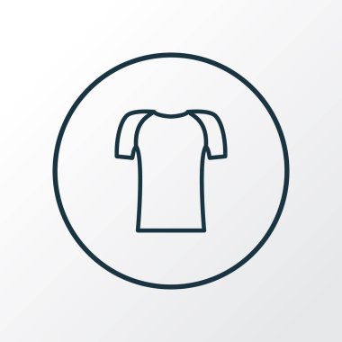 Bell kol gömlek simgesini satır sembolü. Premium kalite izole rahat öğesinde trendy tarzı.