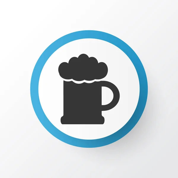 Beer icon symbol. Premium quality isolated ale mug element in trendy style. — Stock Vector