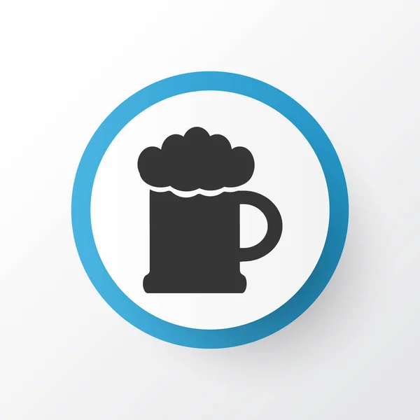 Beer icon symbol. Premium quality isolated ale mug element in trendy style.