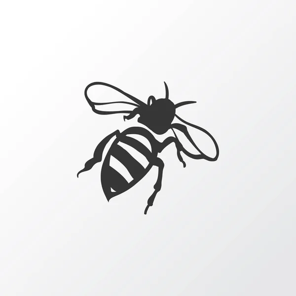 Bee icon symbol. Premium quality isolated sting element in trendy style. — Stock Photo, Image