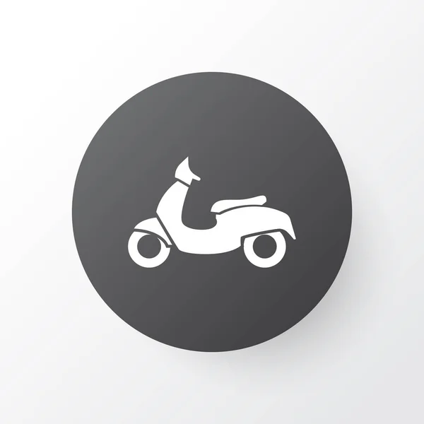 Symbolbild Moped. Hochwertige isolierte Roller-Elemente im trendigen Stil. — Stockfoto