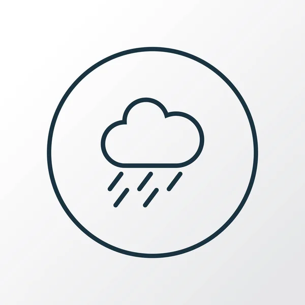 Rainstorm icon line symbol. Premium quality isolated drizzle element in trendy style. — Stock Photo, Image