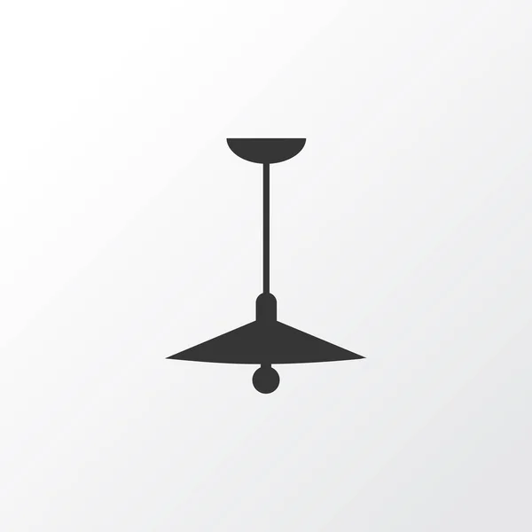 Ceiling lamp icon symbol. Premium quality isolated chandelier element in trendy style.
