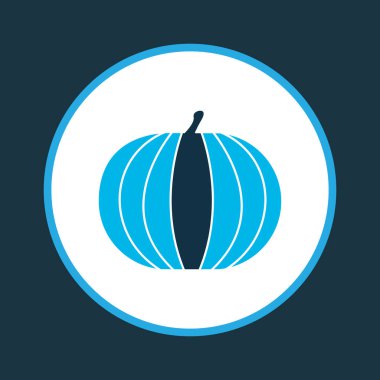 Kabak simgesi renkli sembol. Premium kalite izole kabak öğe trendy tarzı.