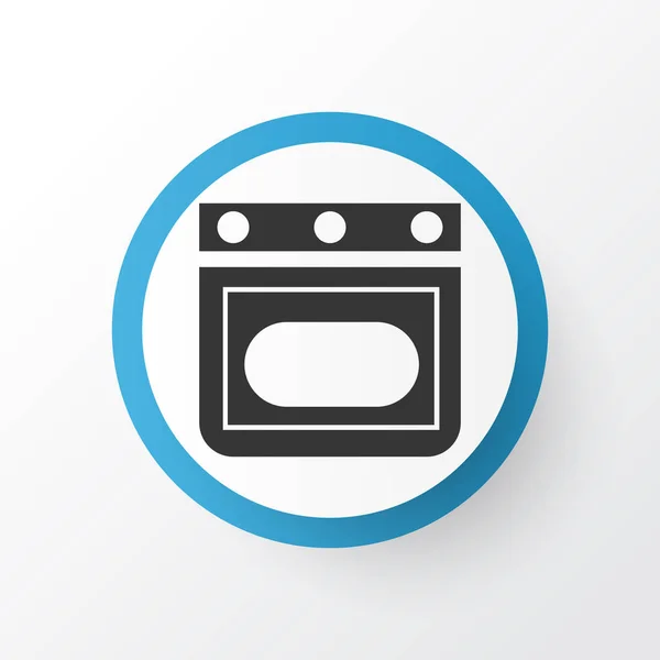 Oven pictogram symbool. Premium kwaliteit geïsoleerd kachel element in trendy stijl. — Stockvector