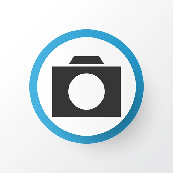 Fotografare icona simbolo. Elemento dell'apparecchio fotografico isolato di qualità premium in stile trendy . — Vettoriale Stock
