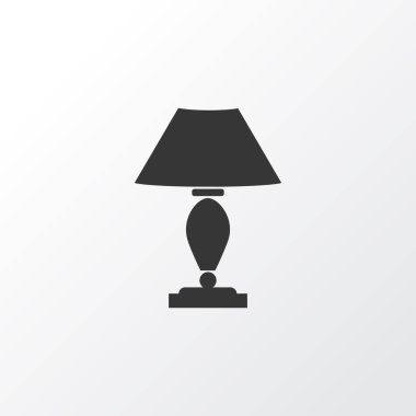 Lamba simgesi simgesi. Premium kalite izole ışık öğesinde trendy tarzı.