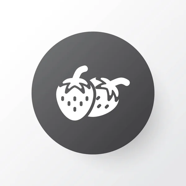 Fruit pictogram symbool. Premium kwaliteit geïsoleerd aardbeien element in trendy stijl. — Stockvector