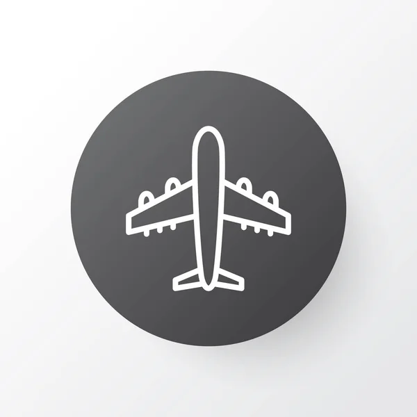 Símbolo do ícone da aeronave. Elemento de avião isolado de qualidade premium em estilo moderno . — Vetor de Stock