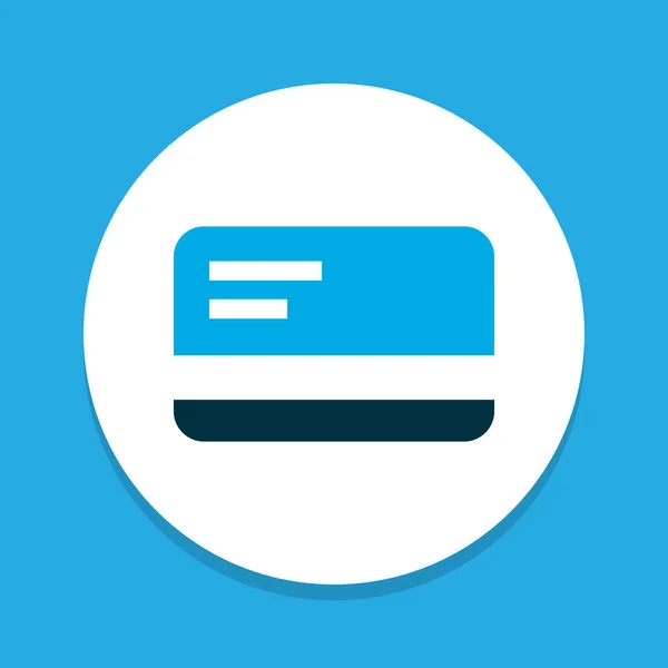 Betalning ikon färgad symbol. Premium kvalitet isolerade bank kort inslag i trendig stil. — Stockfoto