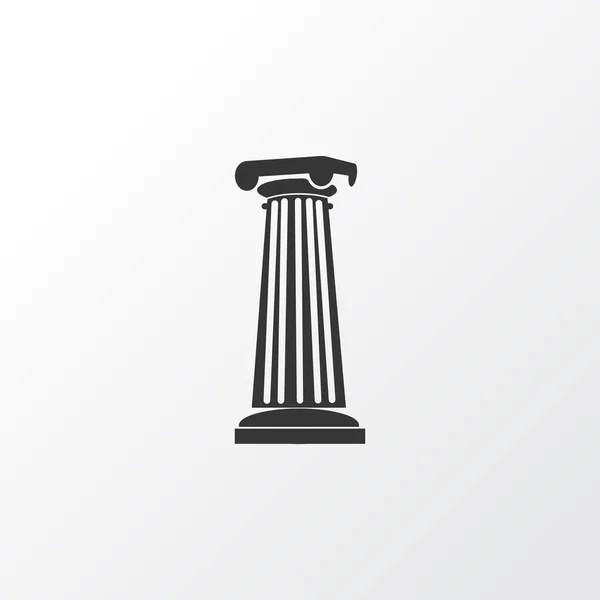 Column icon symbol. Premium quality isolated pillar element in trendy style. — Stock Photo, Image