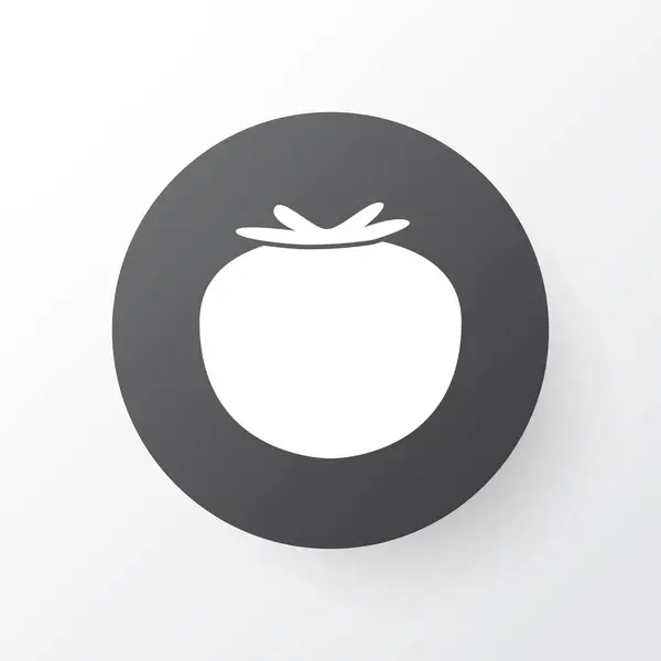 トマト アイコンのシンボル。トレンディなスタイルのプレミアム品質分離ケチャップ要素. — ストック写真