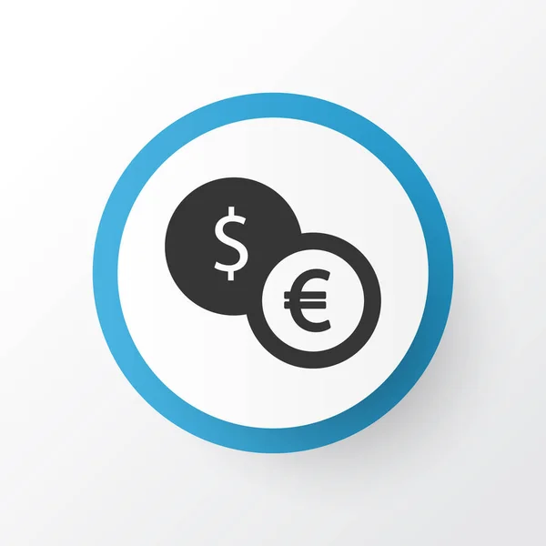 Exchange pénzt ikon szimbólum. Prémium minőségű elszigetelt valuta elem divatos stílusban. — Stock Fotó