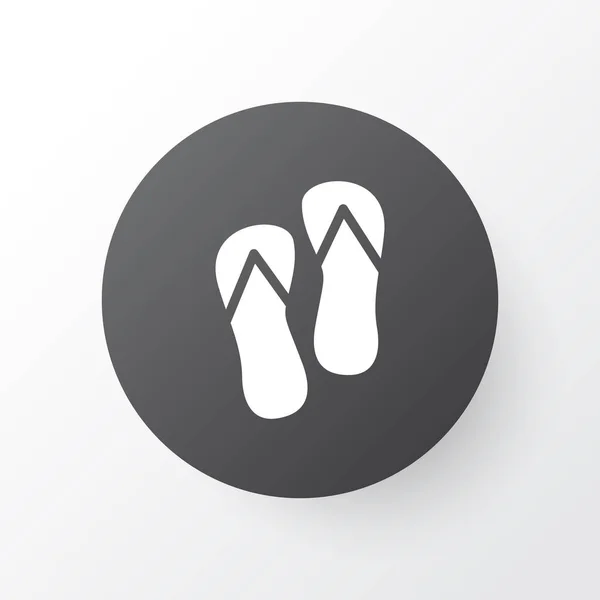 Fanda propadne ikonu symbolu. Prémiové kvality izolovanou pláž sandál prvek v trendy stylu. — Stockový vektor
