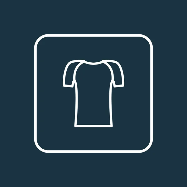Chemise à manches cloche icône ligne symbole. Élément décontracté isolé de qualité Premium dans un style tendance . — Image vectorielle