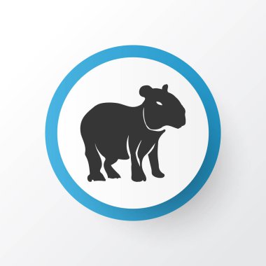 Capibara simgesi simgesi. Premium kalite izole fare öğe trendy tarzı.