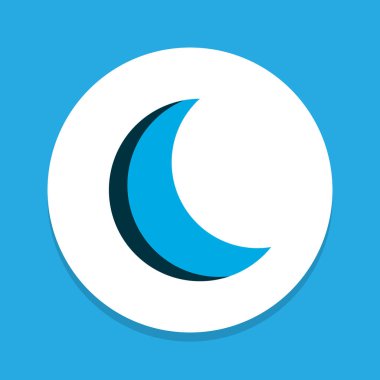 Ay simge renkli sembol. Premium Kalite izole gece öğe trendy tarzı.