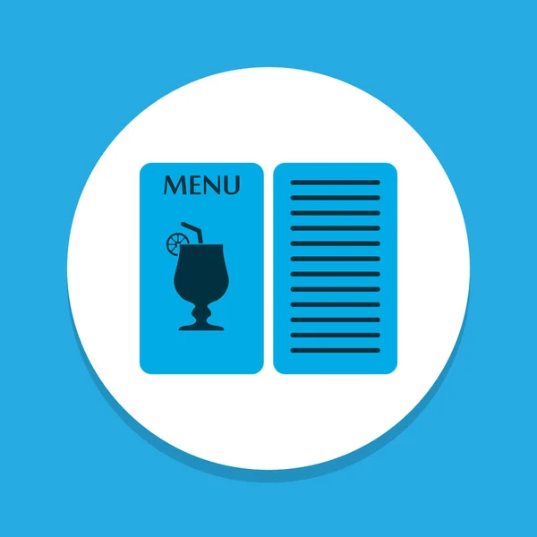 Bar menu icon colored symbol. Premium quality isolated drink menu element in trendy style. — Stock Photo, Image