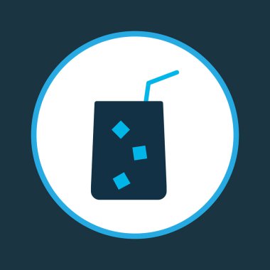 Limonata simgesi renkli sembol. Premium kalite izole meyve suyu öğe trendy tarzı.