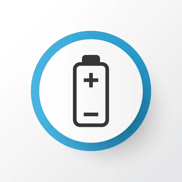 Simbolo icona accumulatore. Elemento batteria isolato di qualità premium in stile trendy . — Vettoriale Stock