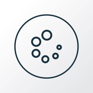 Yükleme simgesini satır sembolü. Premium Kalite izole bekleyen öğe trendy tarzı.