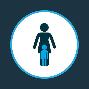 İlişkiler simgesi renkli sembol. İzole üstün kaliteli moda stil öğesinde korumak.