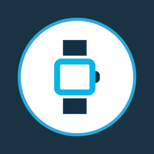 Smart watch icon colored symbol. Premium quality isolated wearable element in trendy style.