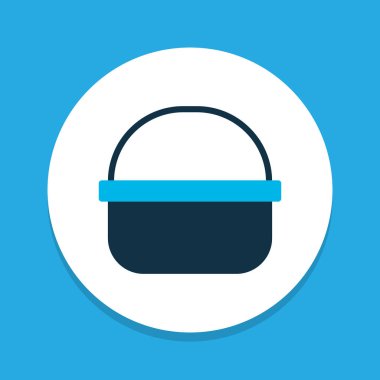 Sepet simgesi renkli sembol. Premium kalite izole fıçı öğe trendy tarzı.