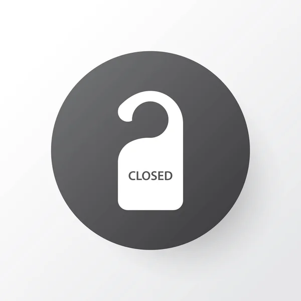 The sign is closed icon symbol. Premium quality isolated close label element in trendy style. — Stock Photo, Image