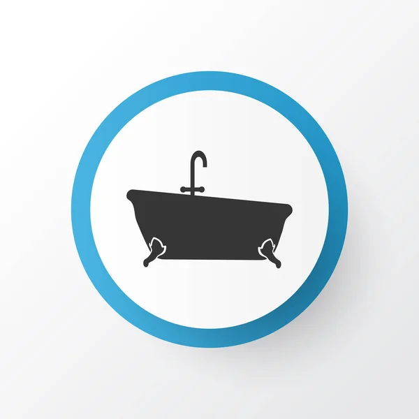 Bathtub icon symbol. Premium quality isolated tub element in trendy style. — Stock Photo, Image