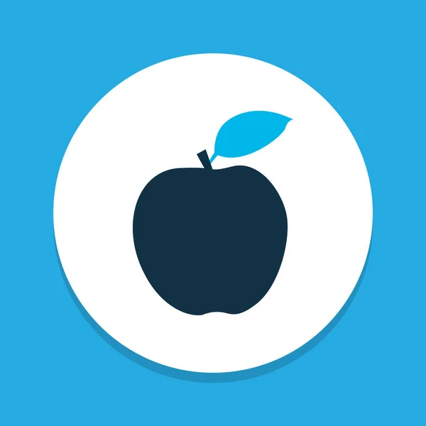 Apple ikona barevný symbol. Prvotřídní kvalitní izolovaný ovocný prvek v módním stylu. — Stockový vektor