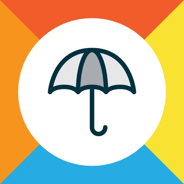 Pasto icona linea colorata simbolo. Elemento ombrello isolato di qualità premium in stile trendy . — Foto Stock
