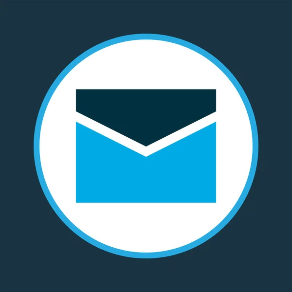 Icône de courrier symbole coloré. Élément de lettre isolé de qualité supérieure dans un style branché. — Image vectorielle