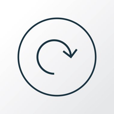 Simge satır simgesini tazele. Kaliteli kalite izole edilmiş elementi modada döndür.