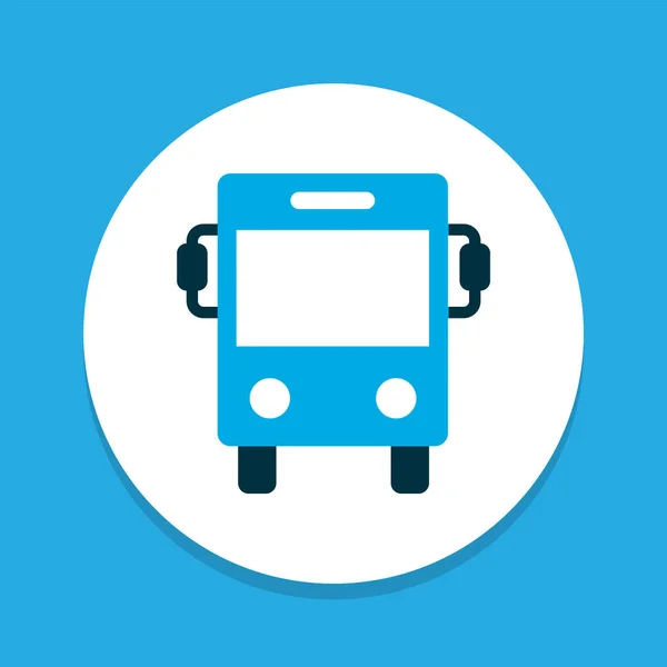 Autobus icon colored symbol. Premium quality isolated bus element in trendy style. — Stock Photo, Image